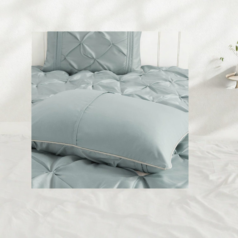 Ensemble de literie pour très grand lit élégant, confort en polyester, sophistication de chambre à coucher