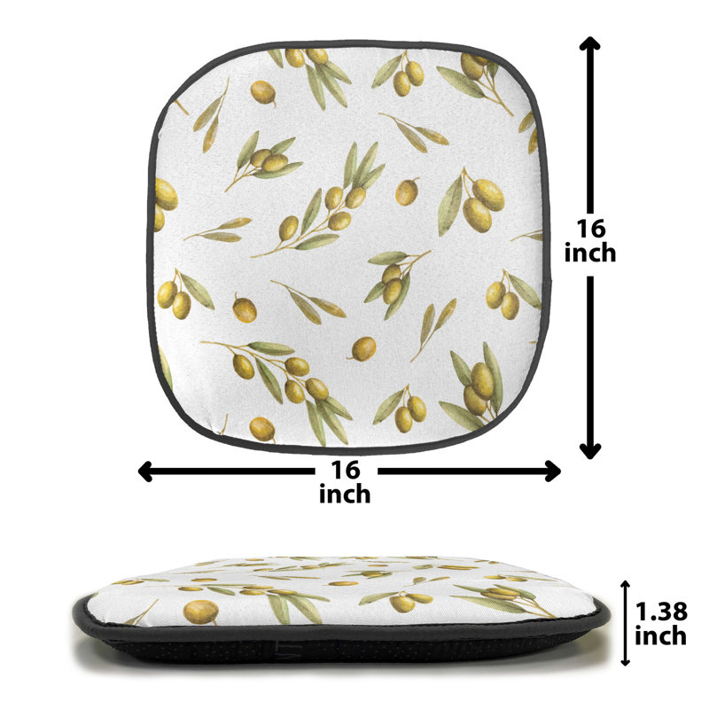Outdoor 1.38'' Dining Chair Seat Cushion