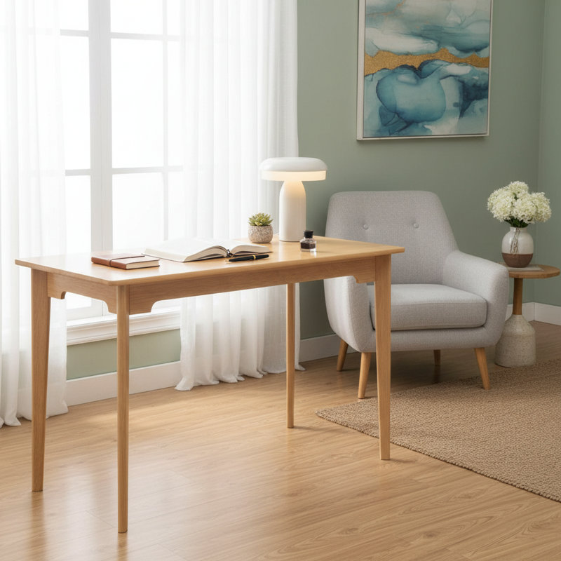 Table de salle à manger multi-scène en bambou beige