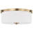 Liam - 3 Light Flush Mount - White Opal Glass-1368393113
