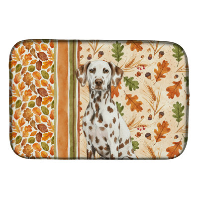 Tapis de séchage d'automne Grass Dalmatian Heirloom