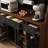 Freestanding 63'' W Buffet Storage Cabinet with Hutch,Large Coffee Bar with 6 Drawers,4 Cabinets with Adjustable Shelves,Pegboard, Power Outlet-1902785683