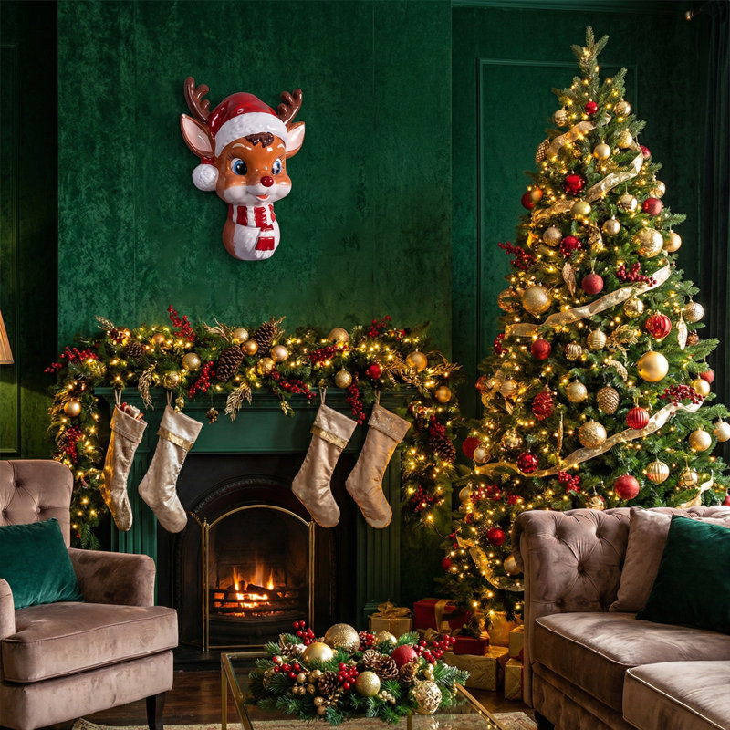 Cute Reindeer Wall Decor