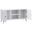 Unfinished TV Stand for TVs up to 43" with Fireplace Included