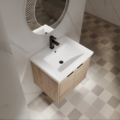 Meuble-lavabo flottant 24 po avec lavabo