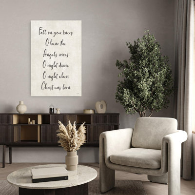 Fall on Your Knees 1 Piece Wrapped Canvas Wall Art
