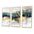 Toile naturelle avec cadre flottant