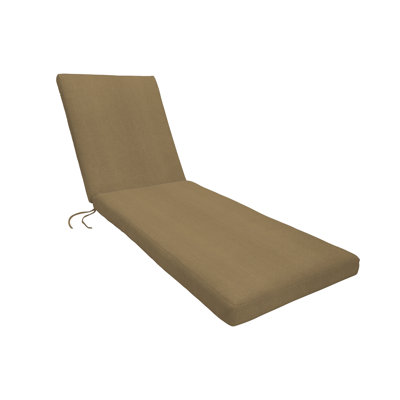 Eddie Bauer Outdoor Chaise Lounge Cushion, Sunbrella Fade & Water Resistant for Pool-Side Chaise Loungers & Deck Recliners