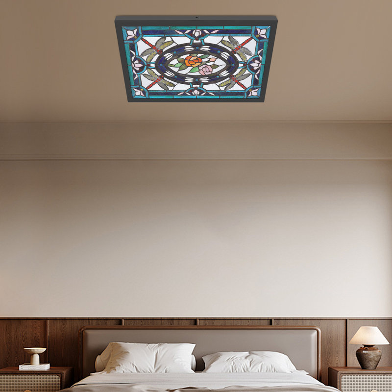 Luminaire mural en vitrail, applique murale à DEL, luminaire mural d'intérieur