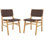 Chaise d'appoint en cuir Alston
