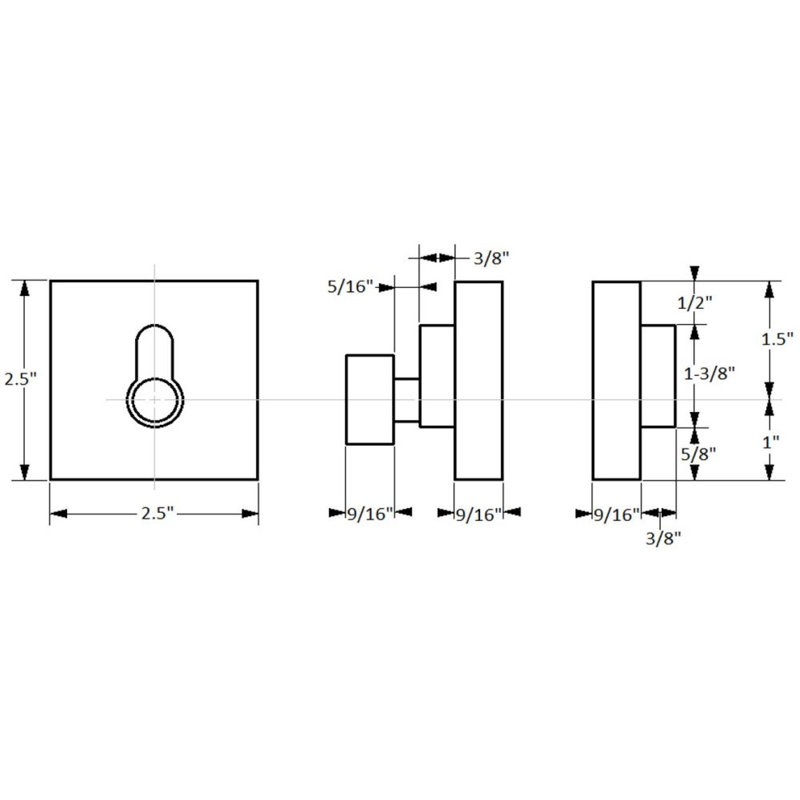 Emblem Single Cylinder Deadbolt, Satin Nickel
