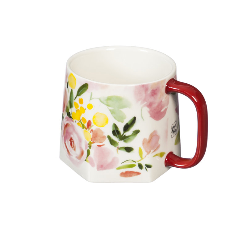 Grande tasse à café happy life
