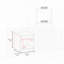 Table de chevet avec rangement ouvert Anegam-623167835
