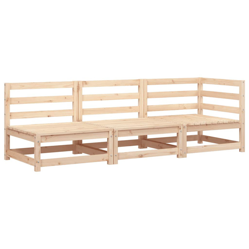 Ramsel 210cm Wide Rectangle Patio Sofa, Natural