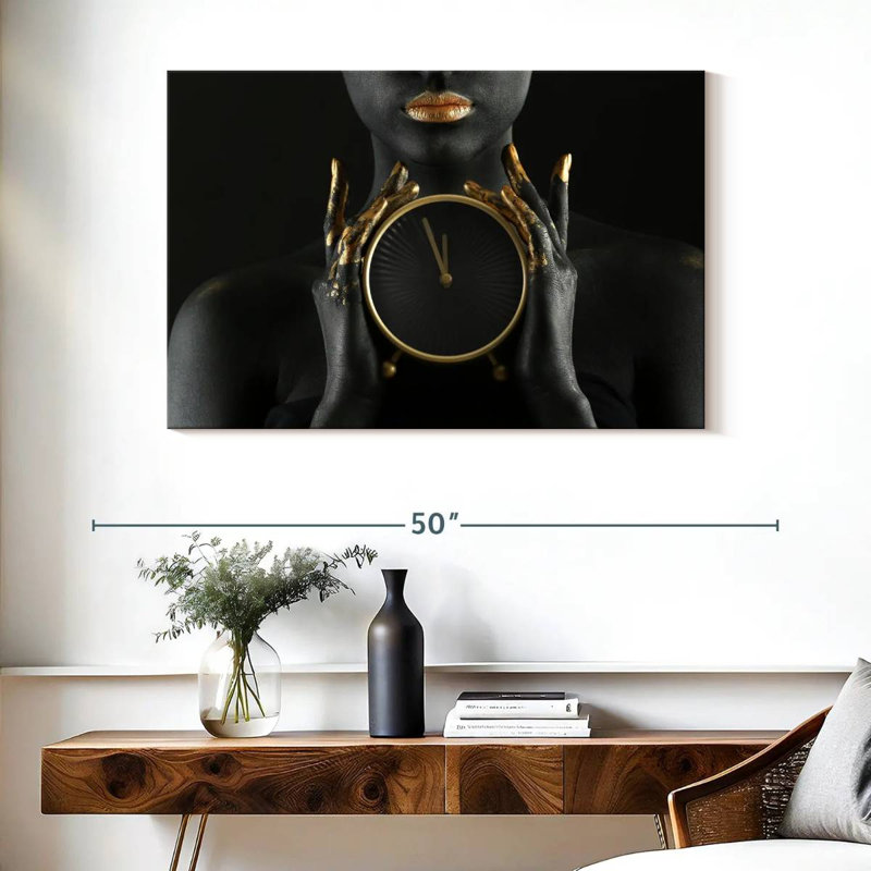 Kerner Time Is Gold, 26" H x 39" W