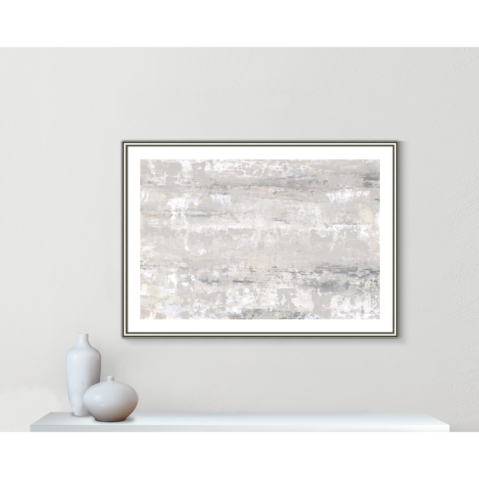 Desert Winds by Filippo Ioco - Print, Silver Framed Paper, 29.5" H x 41.5" W x 0.88" D