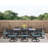 Elmfield 10 - Person Metal Patio Dining Set with Rectangular Table , Cushions Included-1922098613