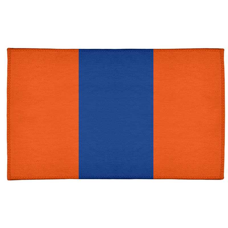 Orange tissé à plat, Rectangle 2 pi x 3 pi