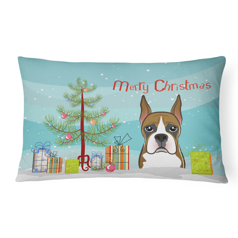  Coussin décoratif intérieur / extérieur Christmas Tree and Boxer