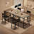 Garvee Dining Table Set for 2 w/Footrest & Corner Protector, 3-Piece Kitchen Table Set with Backrest, Counter Height Table with 2 Upholstered Bar Stools for Dining Room, Apartment-169606211
