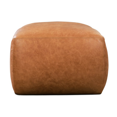 Edgemod Denver 43" Genuine Leather Ottoman
