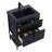  Serenity Modern Bathroom Vanity with Black Gel Acrylic Top-887456573-887456570-887456551