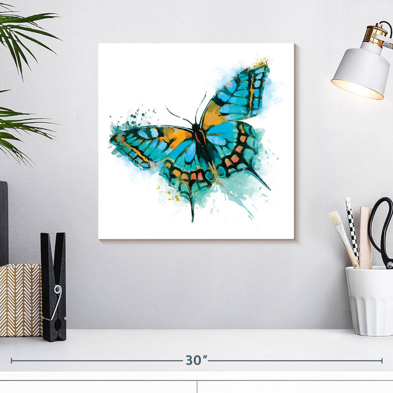 Crowle Butterfly Splash, H 16 po x l 16 po