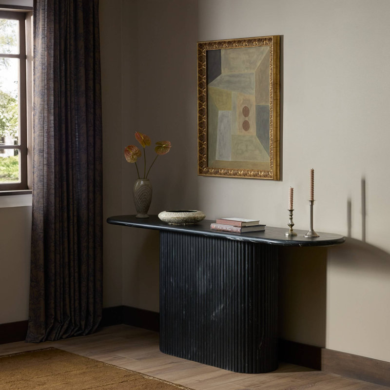 Oranda 70'' W Marble Console Table