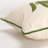 Embroidered Cotton Reversible Throw Pillow