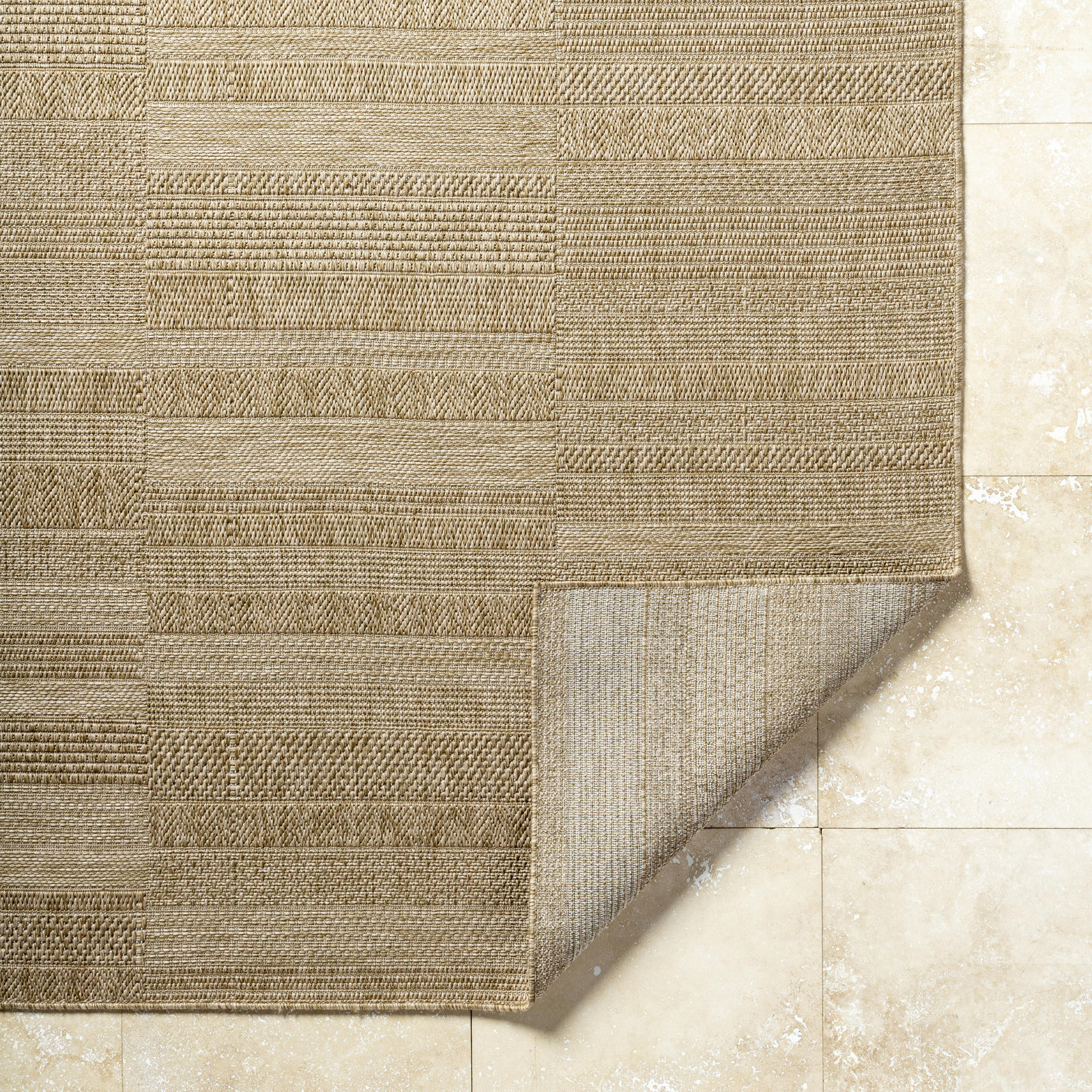Winn Outdoor Area Rug, Rectangle 5'3" x 7'
