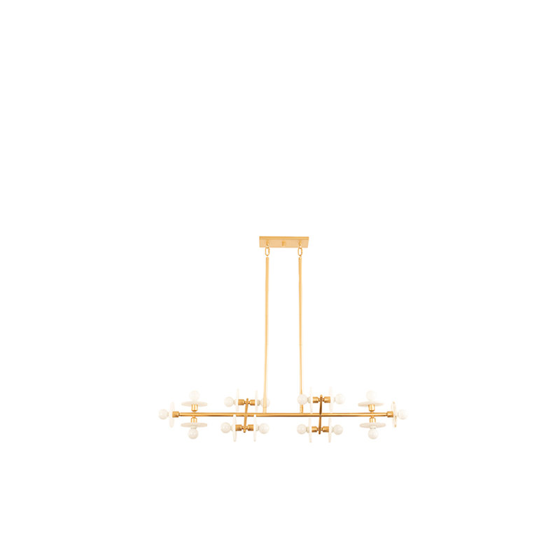 Lustre linéaire 14 lumières Amani