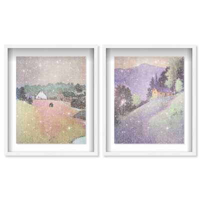 Hill Town Set Set by Oliver Gal