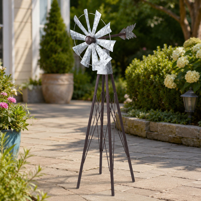 Décoration de jardin rustique en métal