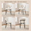 Modern Upholstered Dining Chair, Metal Legs-1883027201-1883026646