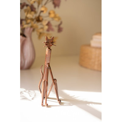  Ensemble de 4 étagères à livres sculptées en fer forgé à la main H 10 "