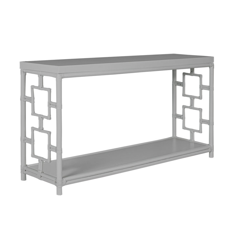 Sobe 60'' W Console Table, Light Gray