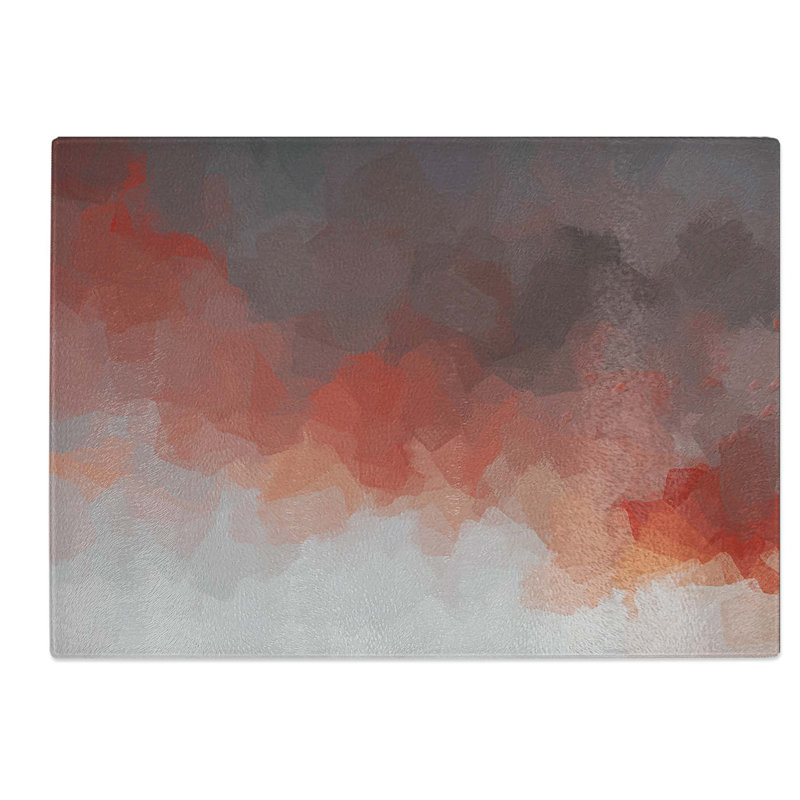 Tempered Glass New Life Chopping Board, 39 cm W x 28.5 cm L