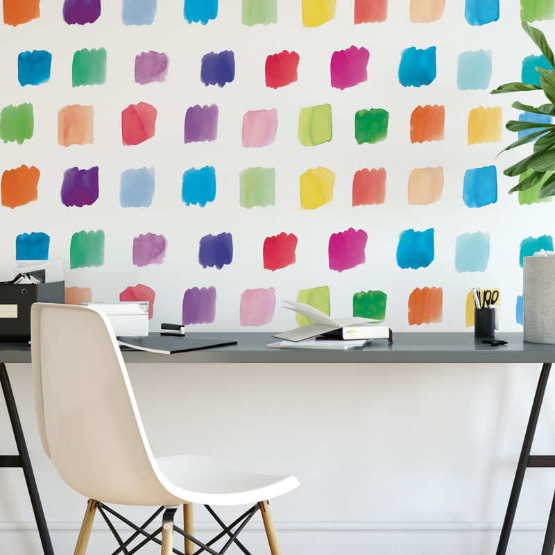 Abstract Non-Wall Damaging Wall Decal