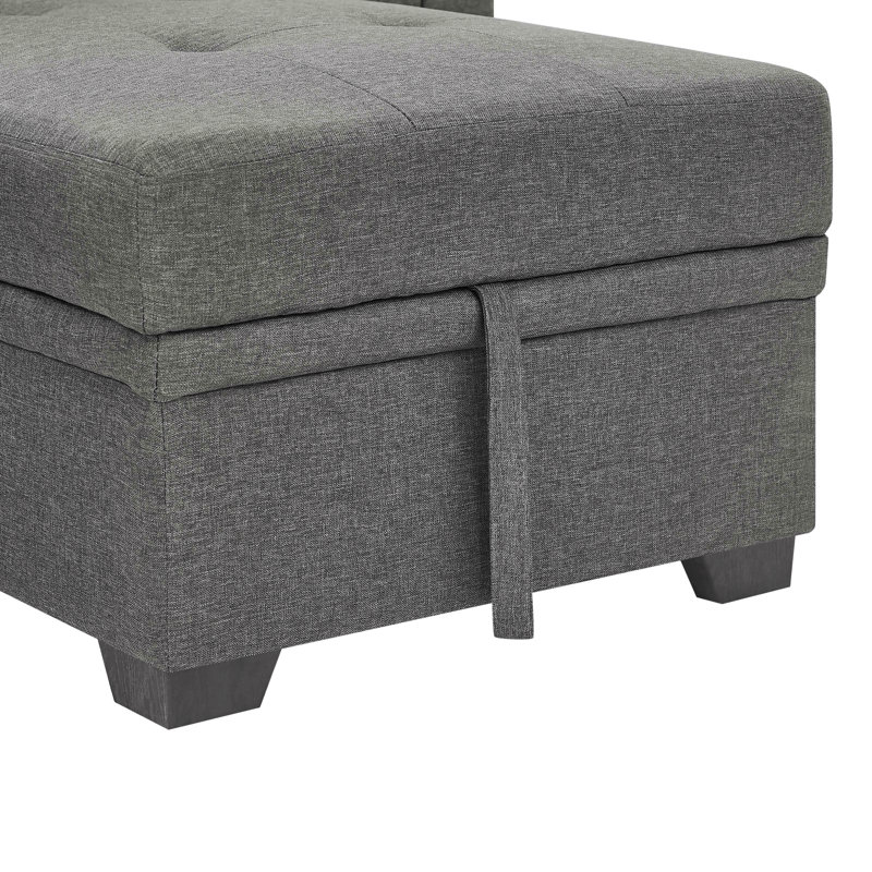 86'' Upholstered Pull-Out Sofa Bed
