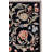 Hollander Floral Handmade Hooked Wool Black/Beige Area Rug-2115064198