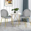 Fauteuil d'appoint en velours-1015743380