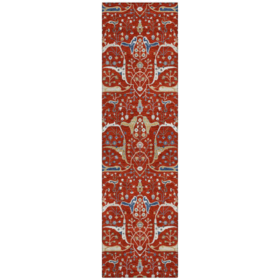 Machine Washable Indoor/Outdoor Boruta ACN2250 Global Rug
