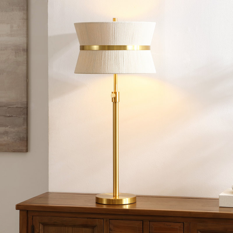 Lampe de table réglable en fer Carlymay