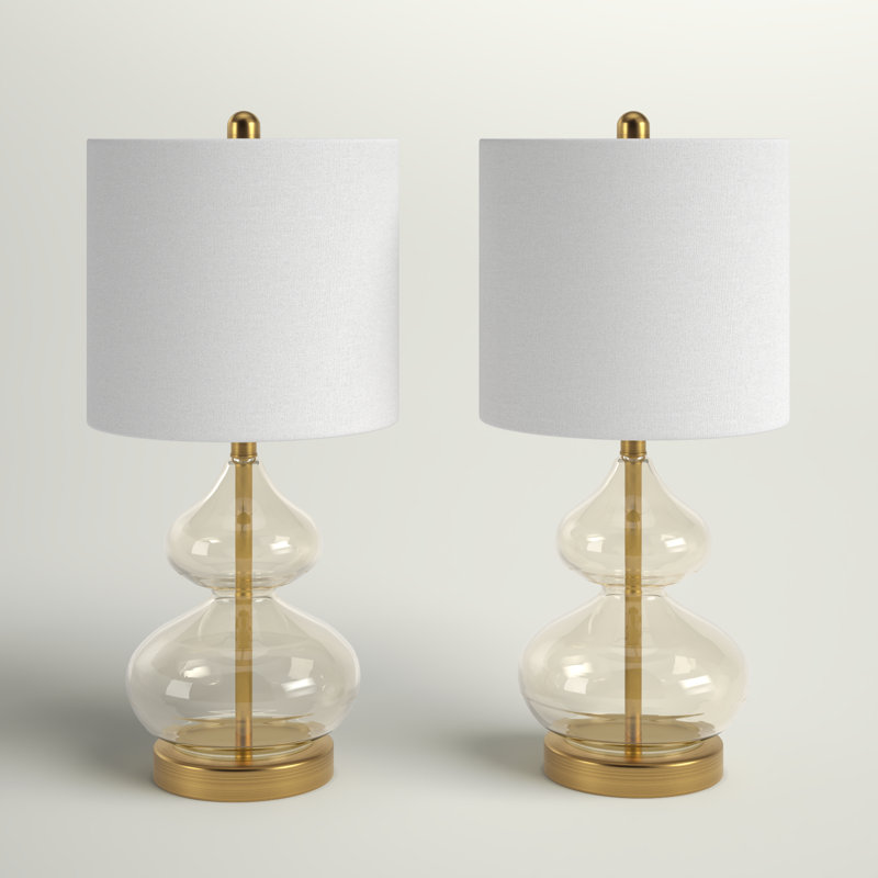 Lampe de table Ayube Ellipse, Doré