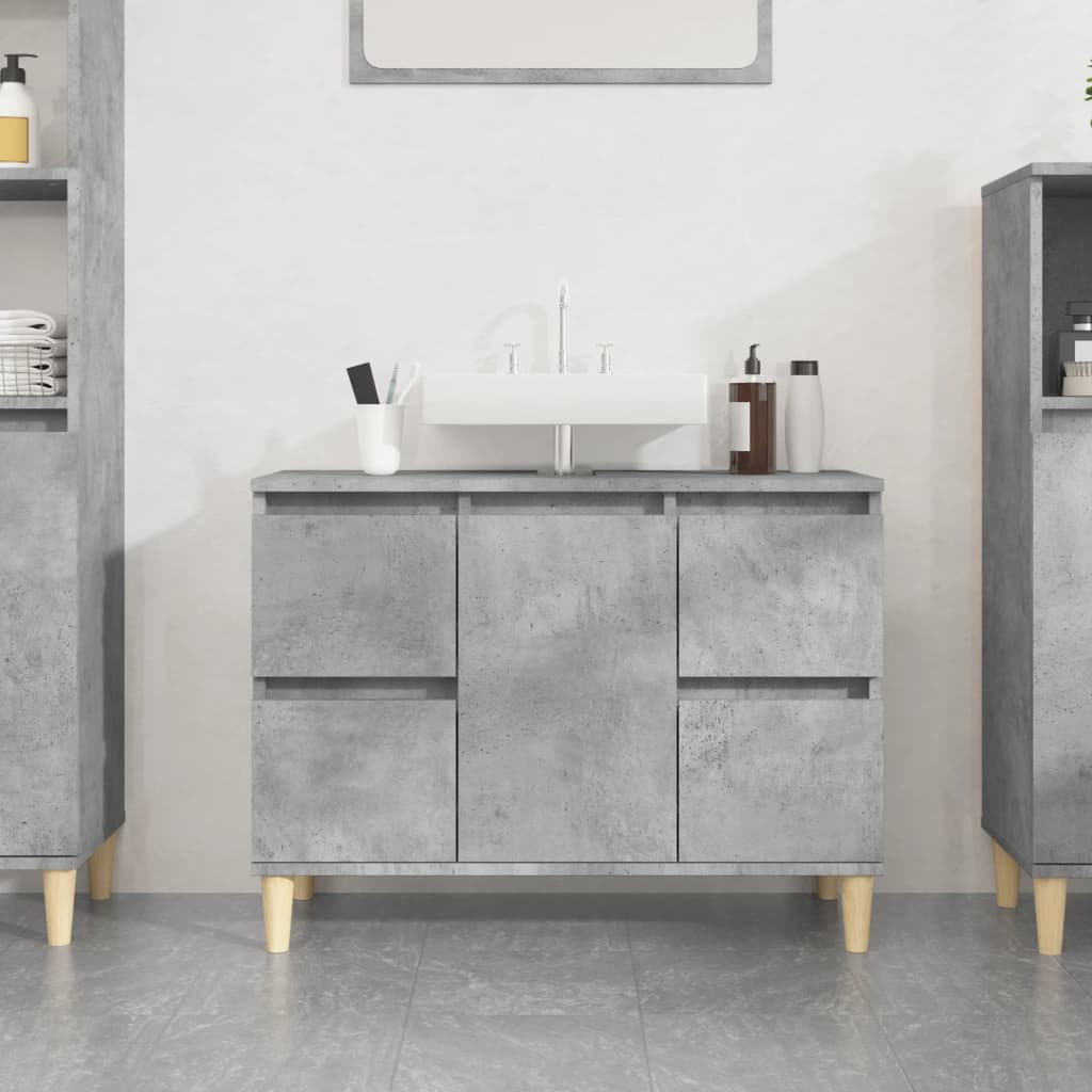 Tonsina 80Cm W x 60Cm H x 33Cm D Free-Standing Bathroom Cabinet