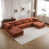 Tissu orange