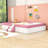 Upholstered Daybed with Guardrails and Stairs-1493688743-1493688740