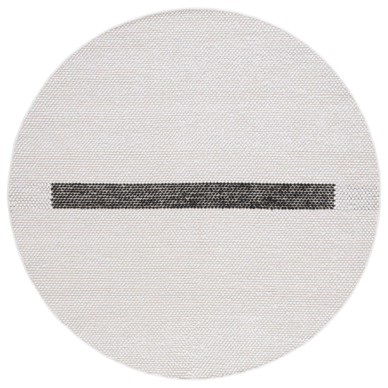 Maelani Flat Weave Wool Rug, Round 6'