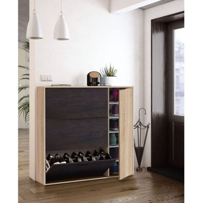 25 Pair Shoe Storage Cabinet
