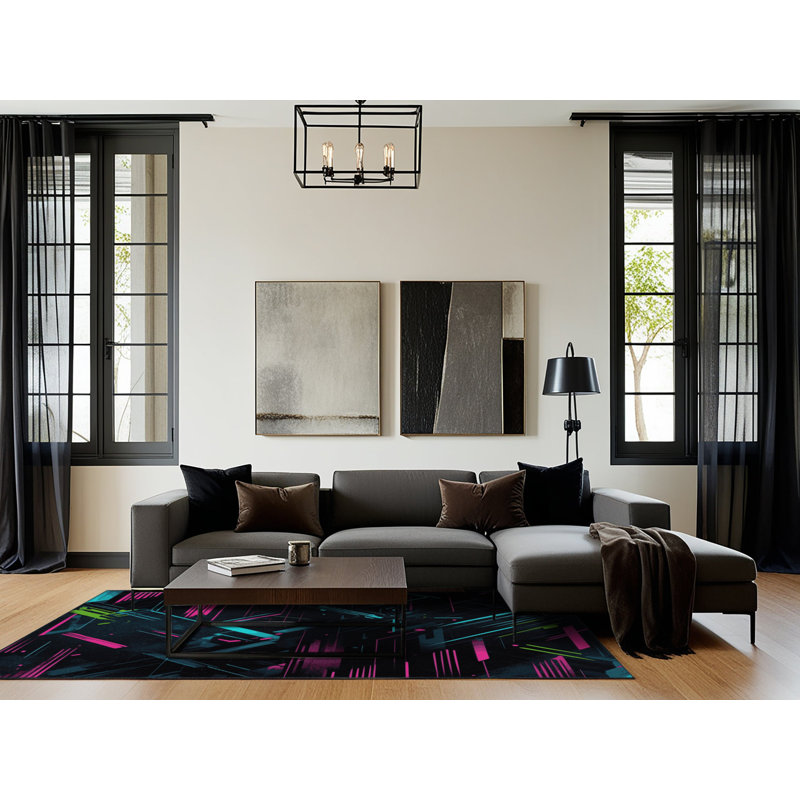Kinetic Prism Rug, Rectangle 8' x 10'